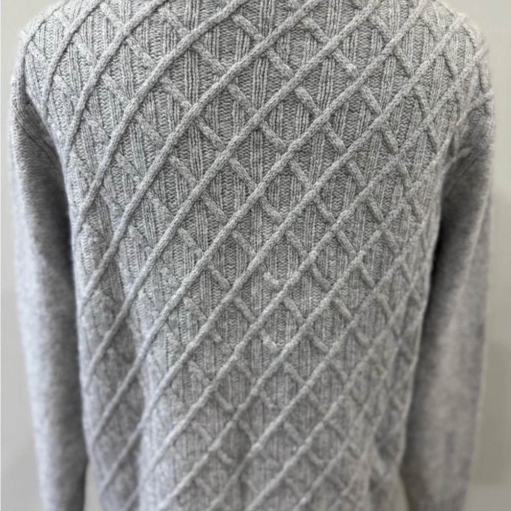 J.Crew Gray Merino Wool-Blend Sweater (Size XL)
